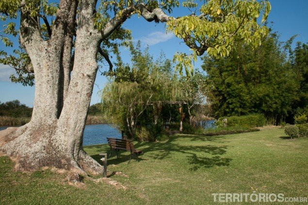 The garden of Charqueada Boa Vista