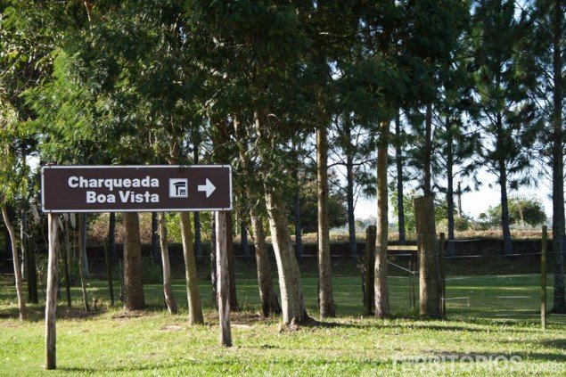 The entrance of Charqueada Boa Vista