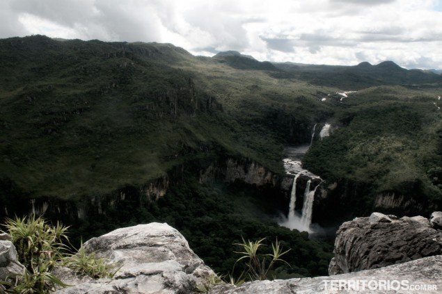 Rio Preto Waterfall, Chapada dos Veadeiros, Goiás - Brazil