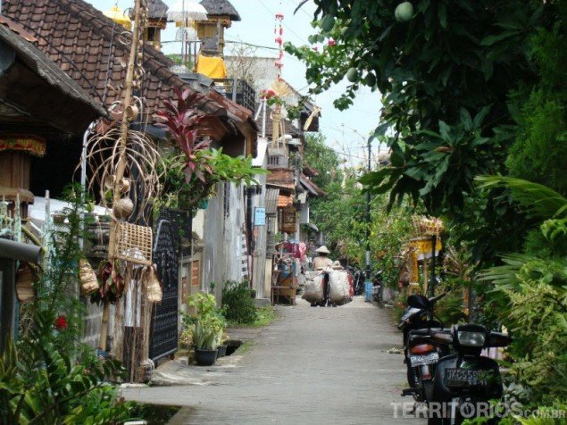 Typical houses in Denpasar