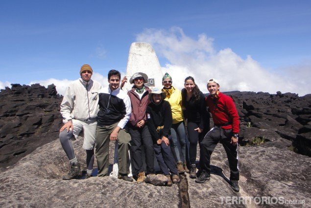 O grupo completo no Ponto Triplo