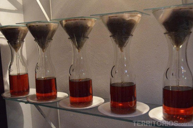 Production of the chocolate liqueur