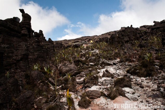 Vale dos Cristais covered with white quartz